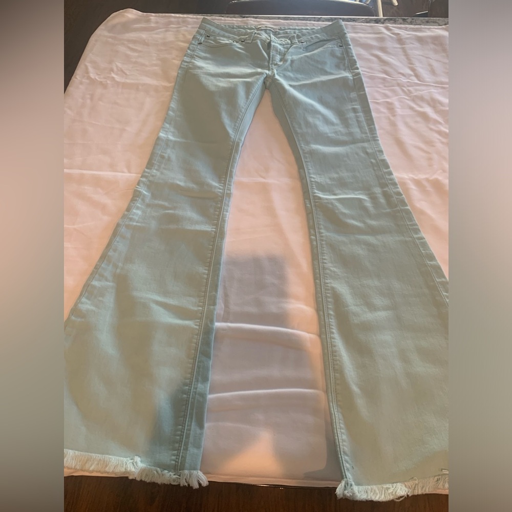 Lightweight denim pants. Free people.